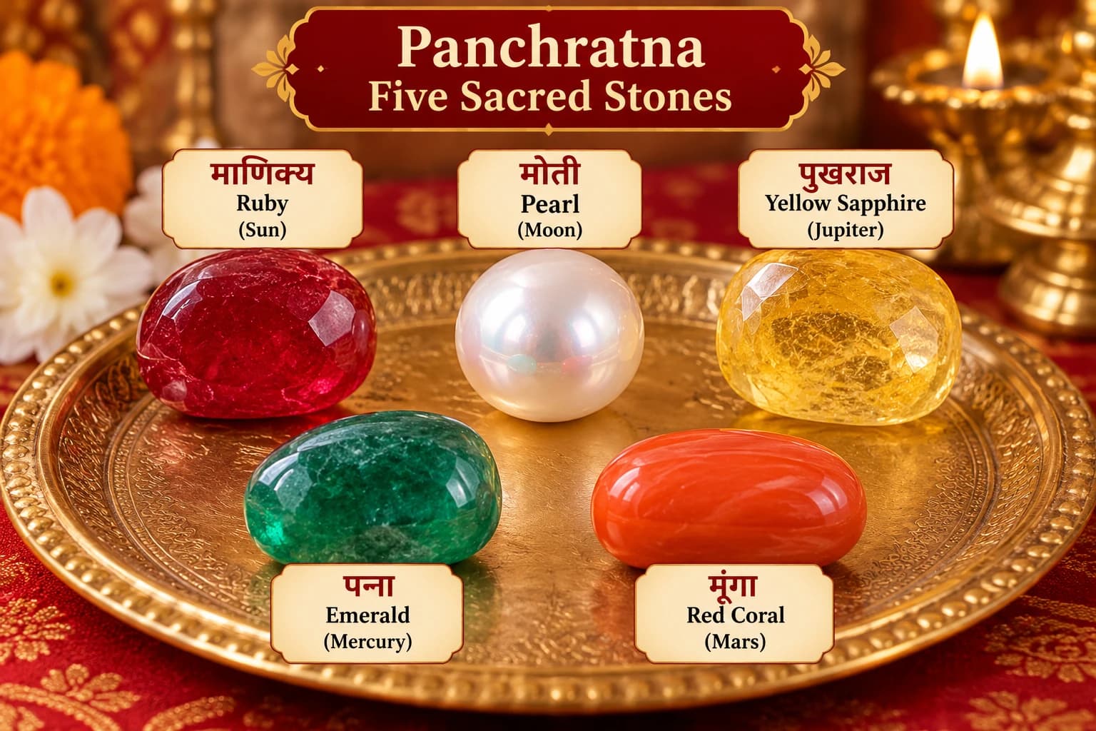 Panchratna Five Sacred Stones